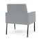 Lesro Mystic Lounge Reception Guest Chair, Charcoal, RS Fog Upholstery ML1101 - alternate 2